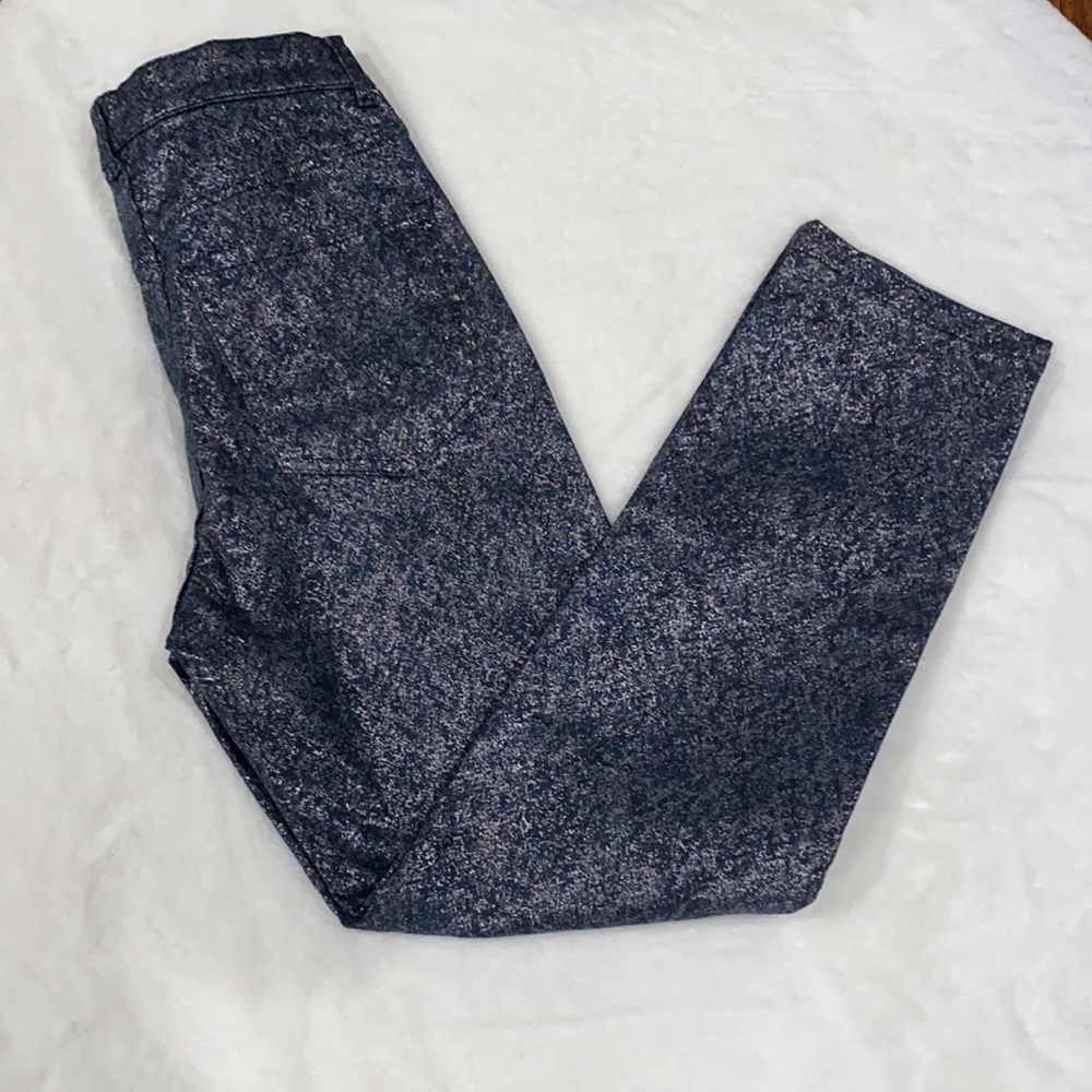 EXPRESS Slim Super Hight Rise Jeans Metallic Size 6 - Picture 7 of 8